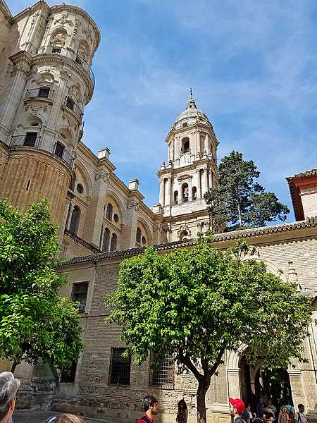 The Catedral Basílica de la Encarnación (Cathedral Basilica of the Incarnation) in Malaga was constructed over a 250-year period (between 1528 and 1782).
