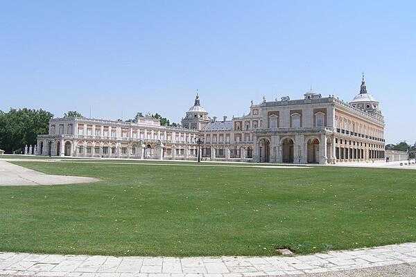 The Palacio Real (Royal Palace) in Aranjuez, 48 km (30 mi) south of Madrid, is one of the residences of the King of Spain. It was commissioned by Philip II in the late 16th century, but not completed until  the middle of the 18th century.