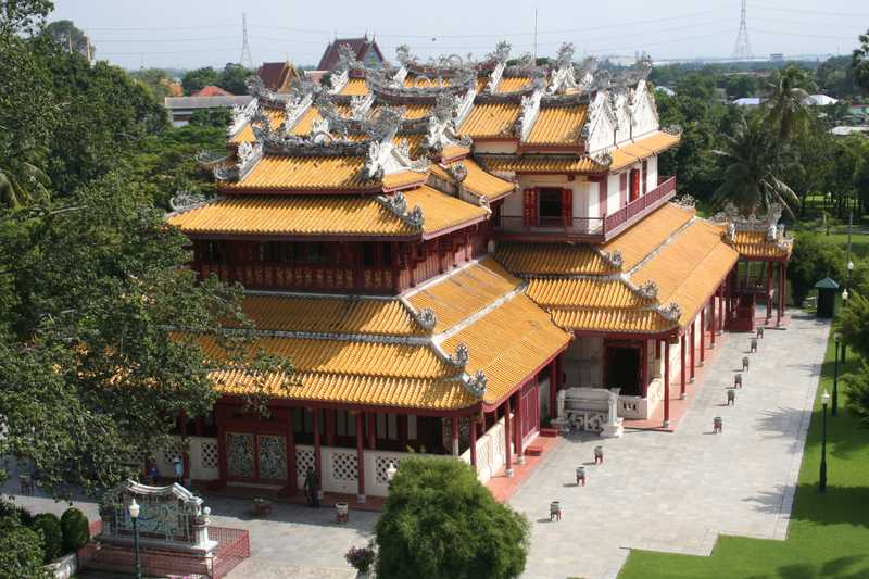 The Bang Pa-In Royal Palace in Ayutthaya.