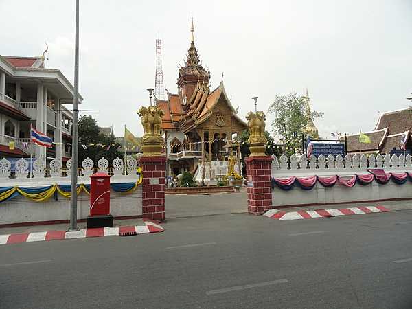The Wat Bupparam in the northern Thai city of Chiang Mai.