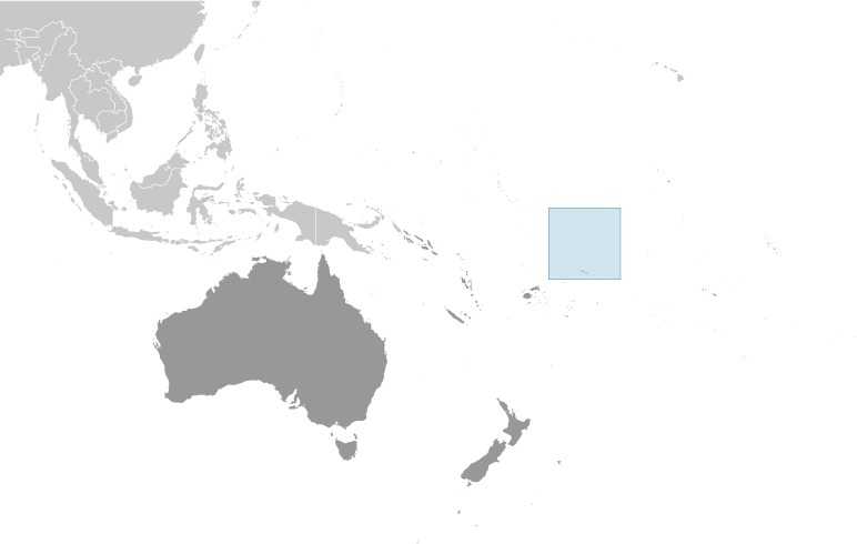 Tokelau locator map