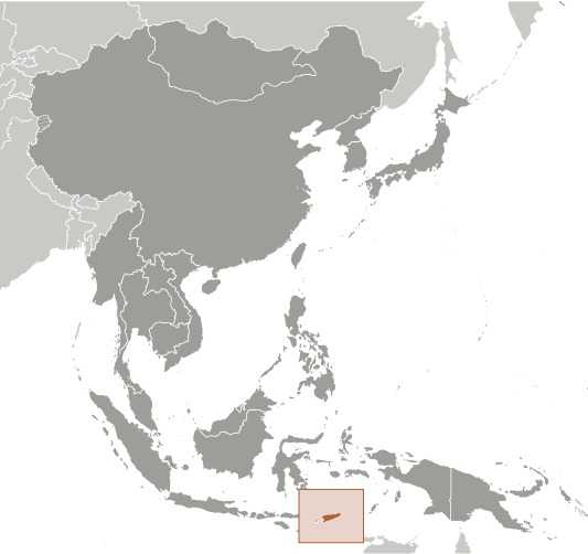 Timor-Leste locator map