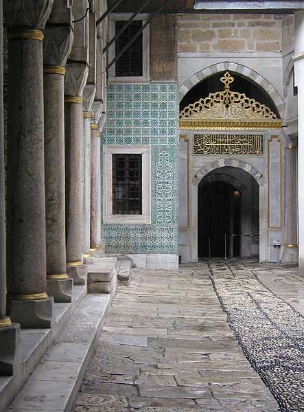 The main harem entrance at Topkapi Palace in Istanbul.