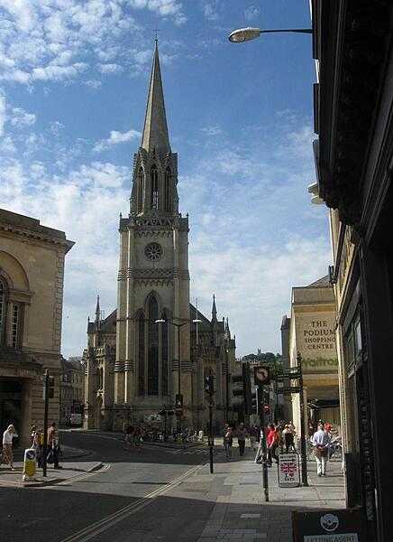St. Michael&apos;s Church in Bath, England.