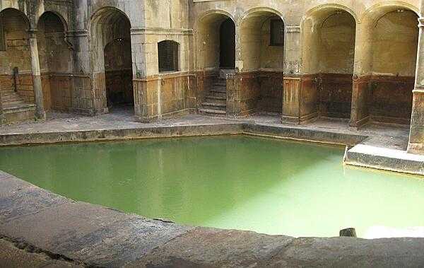 The King&apos;s Bath at Bath, England.