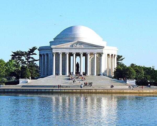 The Jefferson Memorial in Washington, DC.