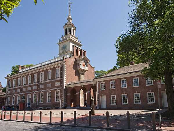 Independence Hall in Philadelphia is where both the Declaration of Independence and the United States Constitution were debated and signed. Photo courtesy of the US National Park Service.