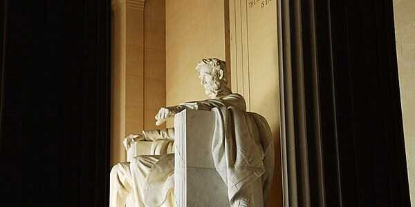 The striking, yet approachable statue of Abraham Lincoln in the Lincoln Memorial, Washington, D.C. Photo courtesy of the National Park Service.