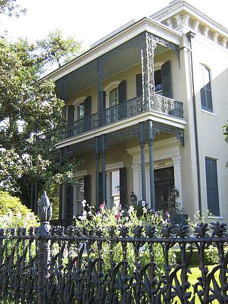 Colonel Short's Villa on Fourth Street in the Garden District of New Orleans.