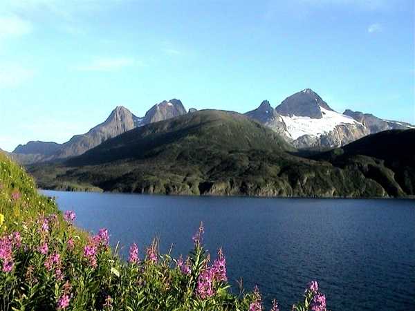 Virgin Peak from Gunnysack Island in southwest Alaska. Photo courtesy of NOAA / Lt Cmdr Dave Neander.