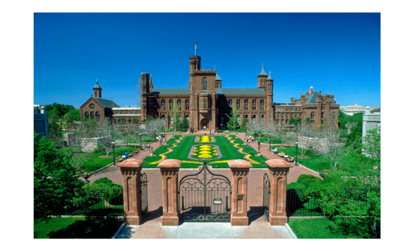 On 10 August 1846, the US Congress passed legislation creating the Smithsonian Institution. The organization was established with money from the estate of James Smithson, an English scientist, for the foundation of an institution for "the increase and diffusion of knowledge." It was uncertain if he meant a university, a publishing house, an observatory, a research institute, a national library, or a museum. In the end, it became all of those things, with the exception of the university. The Smithsonian today includes 19 museums, 21 libraries, nine research centers, and the National Zoo. Shown is the Smithsonian Castle on the National Mall in Washington, DC. Built in 1847 as the Institution's earliest building, it remains its headquarters. Photo courtesy of the Smithsonian Institution.