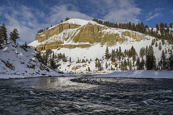 The Yellowstone River near Tower Fall in Yellowstone National Park. Image courtesy of the US National Park Service/Neal Herbert.