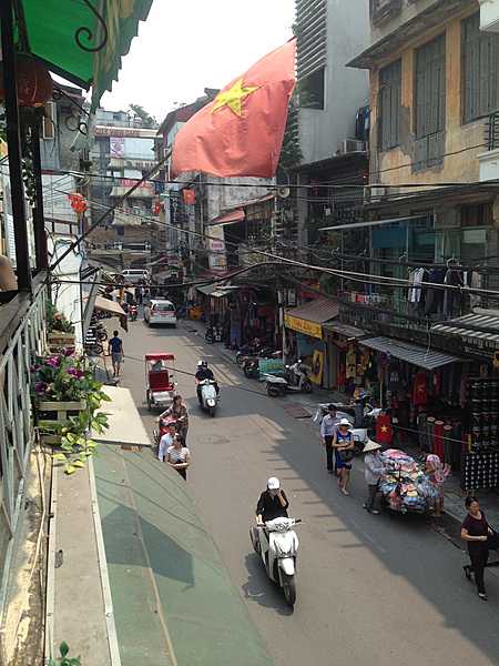 Street view in Hanoi.