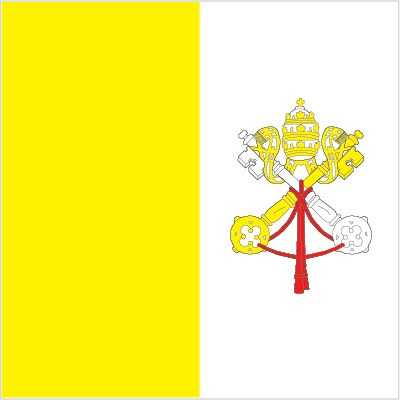 Holy See (Vatican City) flag